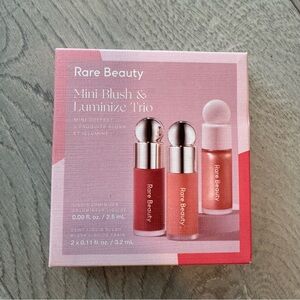 New Rare Beauty Mini Blush and Luminize Trio